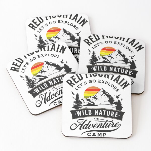 Item preview, Red mountain , let's go explore ,wild nature ,the adventure camp designed and sold by Tarikbouchmal.