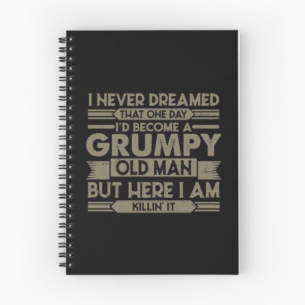 Item preview, I never dreamed I'd became a grumpy old man funny grandpa Father's Day gift  designed and sold by alenaz.