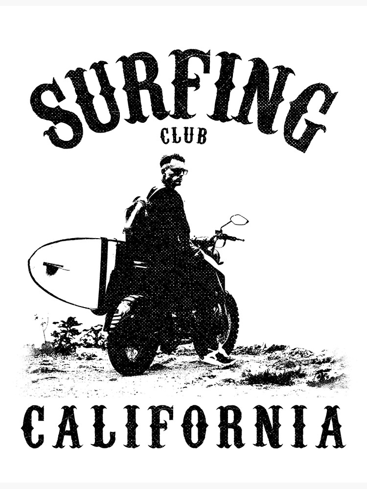 "California Surf Club" Poster for Sale by RksWorld Redbubble