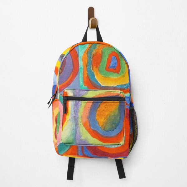 Item preview, Color Study: Squares with Concentric Circles - Wassily Kandinsky designed and sold by SimpleJoyStyle.