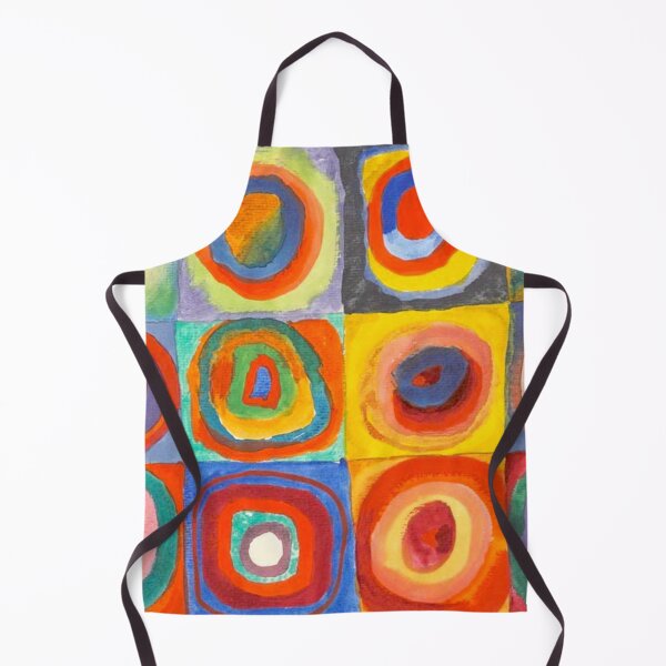 Item preview, Color Study: Squares with Concentric Circles - Wassily Kandinsky designed and sold by SimpleJoyStyle.