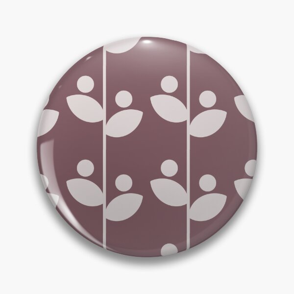 Item preview, Cute Minimalist Retro Leaves Pattern, Mid Century Modern Leaves Mulberry designed and sold by scorpiolane.