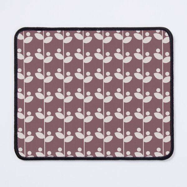 Item preview, Cute Minimalist Retro Leaves Pattern, Mid Century Modern Leaves Mulberry designed and sold by scorpiolane.