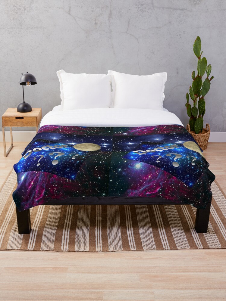 Space Aliens Doctor Who Throw Blanket By Cyborwhat Redbubble