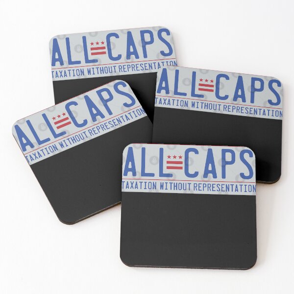 Item preview, CAPS  ALL CAPS DC License Plate  designed and sold by allumdsbloyesst.