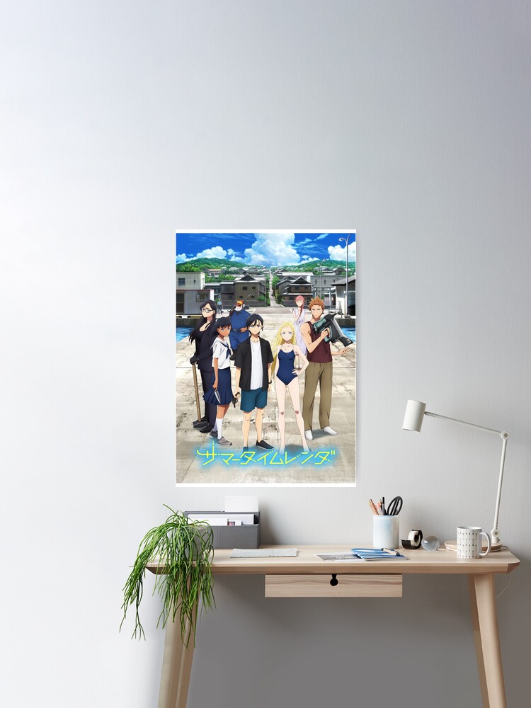 Summertime Rendering, Anime Polaroid Poster in 2023