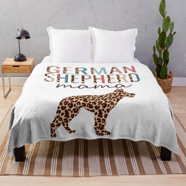 Item preview, German Shepherd Mama With Leopard Print For Dog Mom designed and sold by JokeGysen.