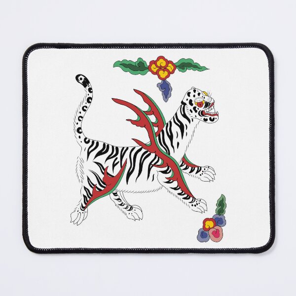 Item preview, Korean Folk Art White Tiger Minhwa  designed and sold by allpalgo.