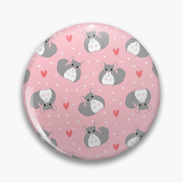 Item preview, Love Cute Gray Chinchilla  designed and sold by Lulupainting.
