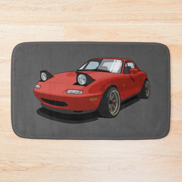 Item preview, Mazda Miata mx5 1990 - RED - Illustration designed and sold by SketchNinja.