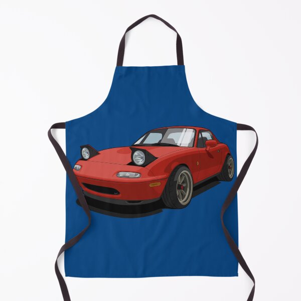 Item preview, Mazda Miata mx5 1990 - RED - Illustration designed and sold by SketchNinja.