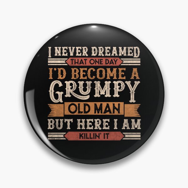 Item preview, Grumpy Grandpa Old Man Funny Dad Joke Husband Grandfather Vintage  designed and sold by alenaz.