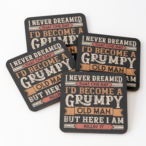 Item preview, Grumpy Grandpa Old Man Funny Dad Joke Husband Grandfather Vintage  designed and sold by alenaz.