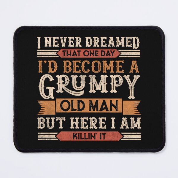 Item preview, Grumpy Grandpa Old Man Funny Dad Joke Husband Grandfather Vintage  designed and sold by alenaz.