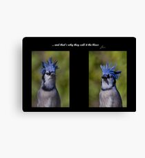 ... And That's Why They Call It The Blues Canvas Print