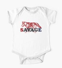 Savage Wolf One Piece - Short Sleeve