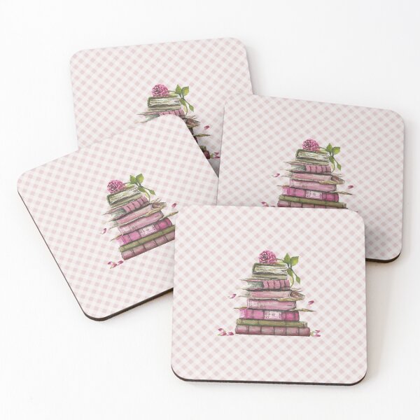 Item preview, Beautiful vintage painted booked and gingham, cozy book nook cottagecore designed and sold by Orianah.