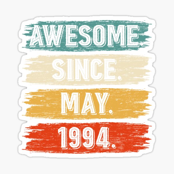 Item preview, 28 Years Old Gifts Awesome Since May 1994 28th Birthday designed and sold by MoHaCo.