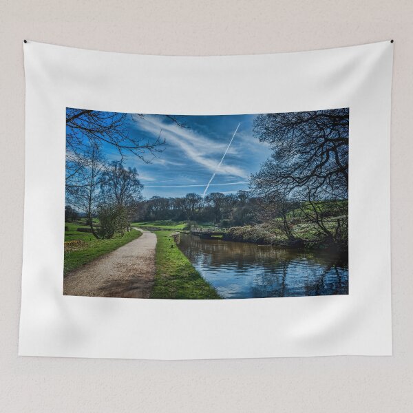 Item preview, Vapour trails over the canal. designed and sold by Colin Metcalf.
