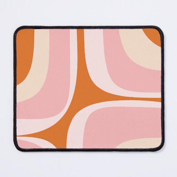 Item preview, Retro Groove Pink and Orange Minimalist Abstract designed and sold by kierkegaard.