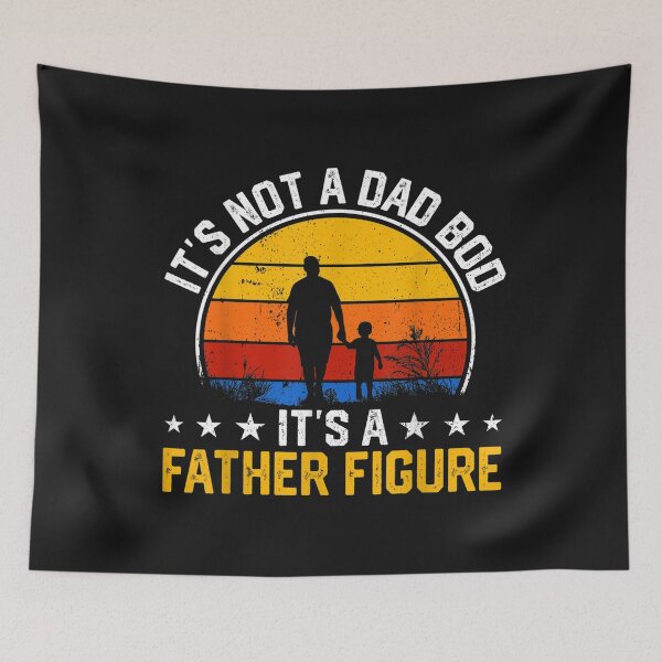 Item preview, Mens It's Not a Dad Bod It's a Father Figure Happy Father's Day T-Shirt designed and sold by Dieter-Marshall.