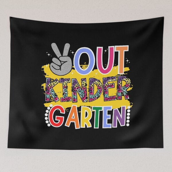 Item preview, Peace Out Kindergarten (Students And Teachers School's Out Gift) designed and sold by i-longmanshop.