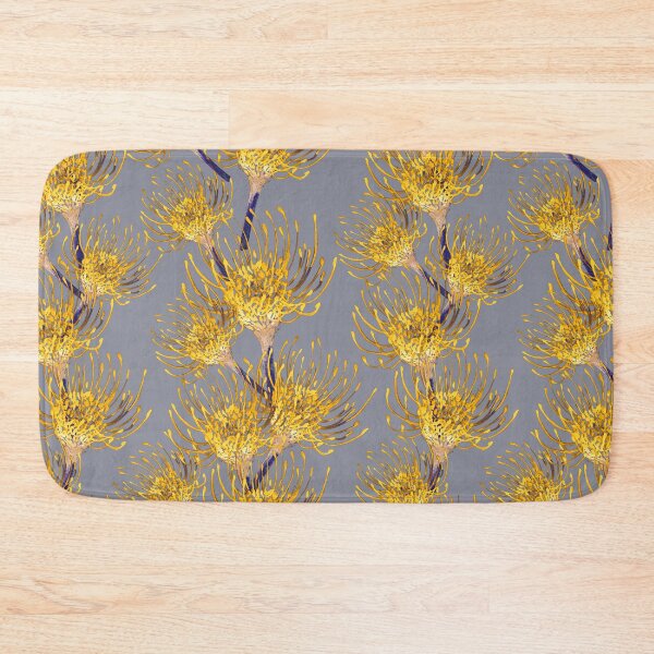 Item preview, Seamless Mustard Pincushion on Grey designed and sold by Crimson-thyme.