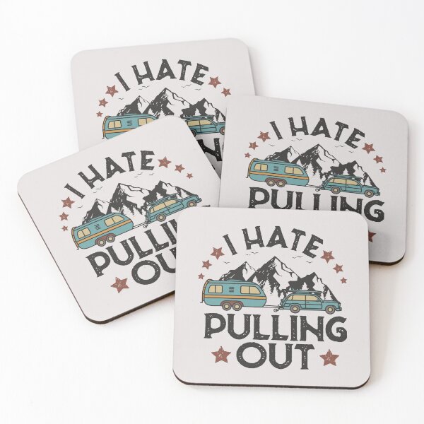 Item preview, I Hate Pulling Out Camping Funny Vintage Trailer Tavel Gifts  designed and sold by alenaz.