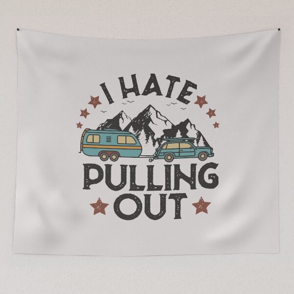 Item preview, I Hate Pulling Out Camping Funny Vintage Trailer Tavel Gifts  designed and sold by alenaz.