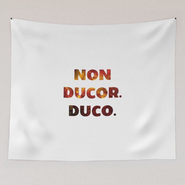 Item preview, Non ducor. Duco. (I am not led. I lead) - Red&Gold designed and sold by lucy-mac.