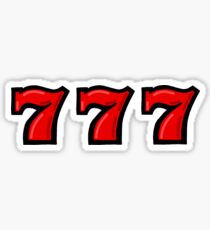 Lucky Number Sticker