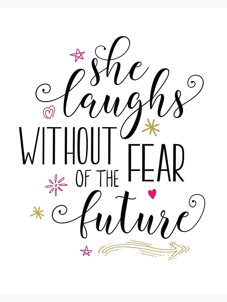 she laughs without fear of the future bible verse