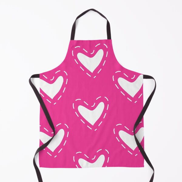 Item preview, white hearts on pink background designed and sold by Chamaiporn Pangtorn.
