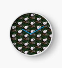 White Pedals Clock