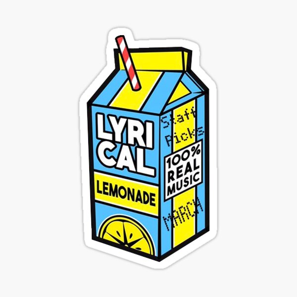 Lyrical Stickers for Sale | Redbubble