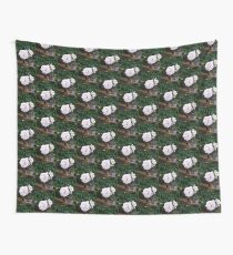 White Pedals Wall Tapestry
