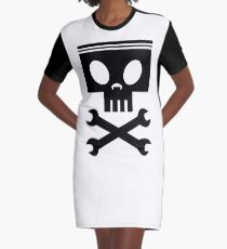 Piston cross wrenches Graphic T-Shirt Dress