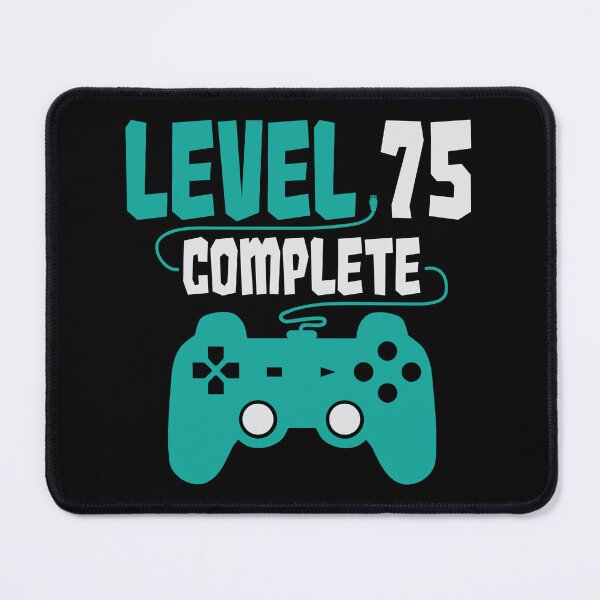 Item preview, Gamer Shirt Level 75 Complete Gaming Birthday Gift Tee designed and sold by haselshirt.