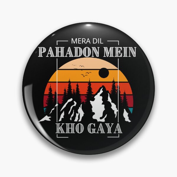 Item preview, mera dil pahado main kho gaya designed and sold by picky pickers.