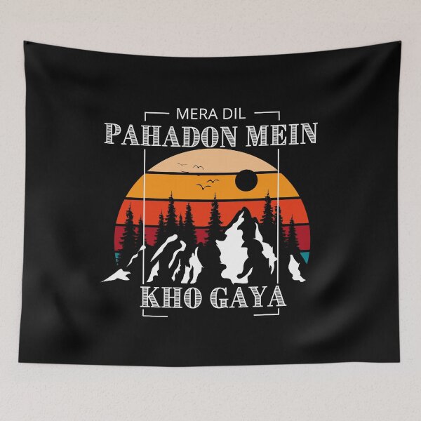Item preview, mera dil pahado main kho gaya designed and sold by picky pickers.