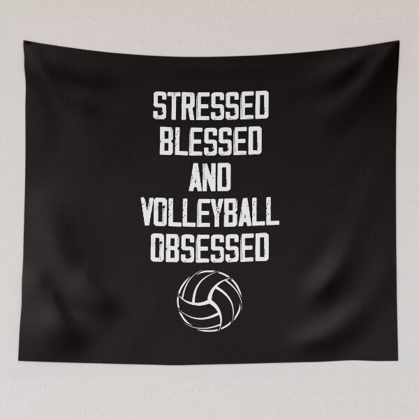 Item preview, Volleyball Obsessed Ball Sports Beach Volleyball Player Game designed and sold by TomGiantDesigns.