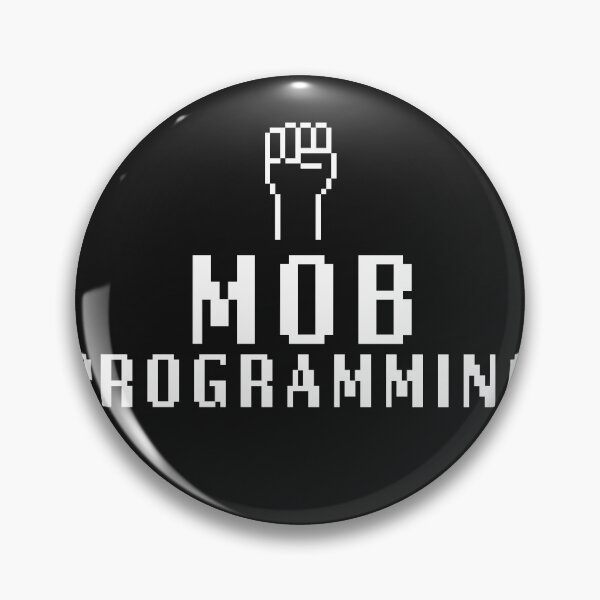 Item preview, Mob Programming with pixelated Fist designed and sold by Code  Monkeys.