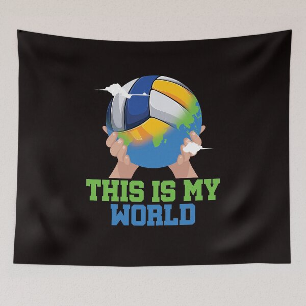 Item preview, Volleyball My World Ball Sports Beach Volleyball Setter Game designed and sold by TomGiantDesigns.