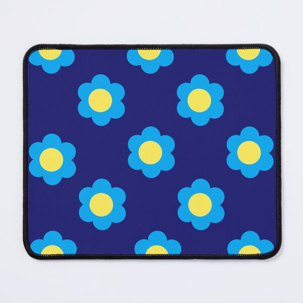 Item preview, Blue flowers childrens style color art designed and sold by artdragongift 15.
