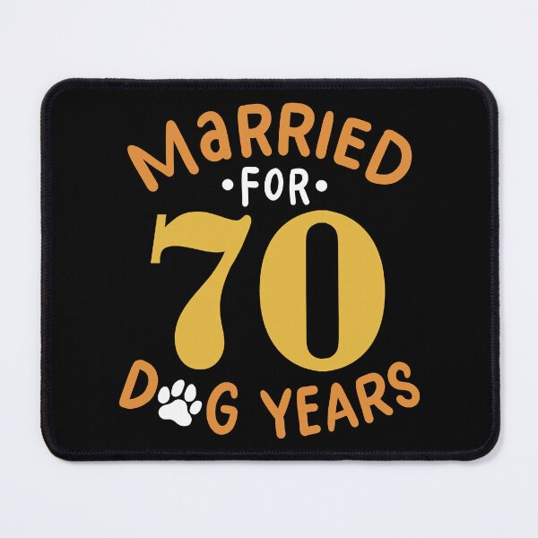 Item preview, 10th Wedding Anniversary, Married For 70 Dog Years designed and sold by haselshirt.