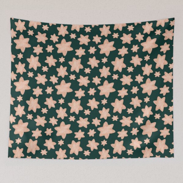 Item preview, Gingerbread Simple Stars Dark designed and sold by IcyArtShop.