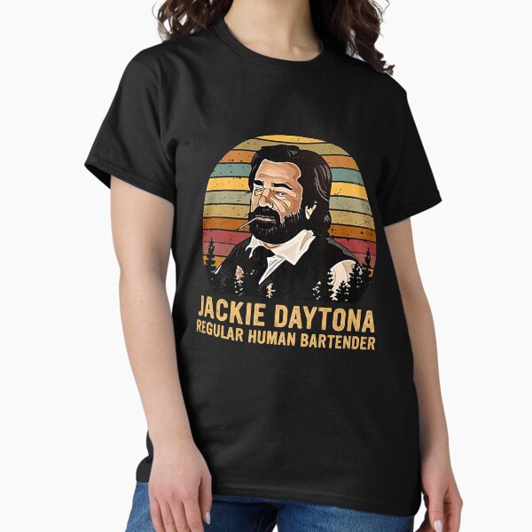 Aperçu de l'œuvre Jackie Daytona Regular Human Bartender Vintage T-Shirt, What We Do in Shadow Shirt, Laszlo Shirt, Gift Tee For You And Your Friends créée et vendue par Fredaiu12.