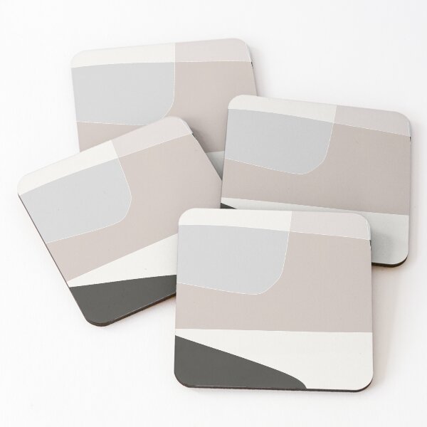Item preview, Abstract Black and Beige Colour Block designed and sold by kasamor.