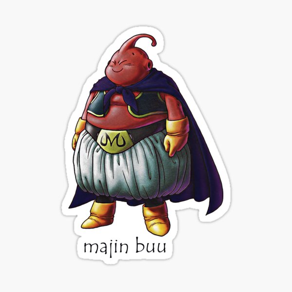 Majin Buu Sticker for Sale by KingKorn