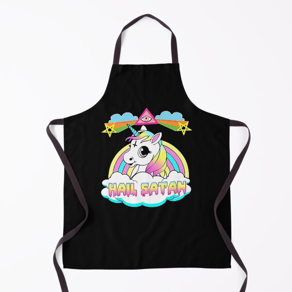 Item preview, Hail Satan Rainbow Unicorn designed and sold by AustenVolker.